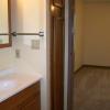 Bathrooms are accessible directly off of the master bedroom.